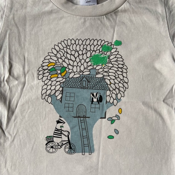 Broken Tricycle organic cotton tee shirt for kids toddler 3T treehouse badger - Picture 3 of 11